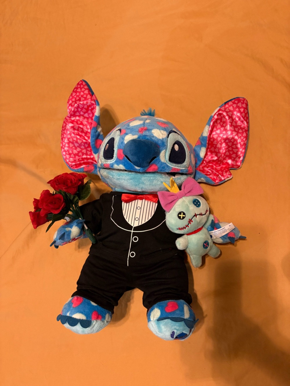 Build-A-Bear Workshop Disney Lots of Love Stitch Plush Valentine with Box
